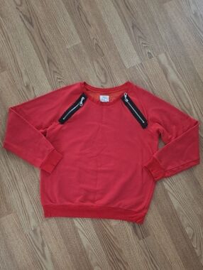 Andrea Jovine Red Crewneck Sweater